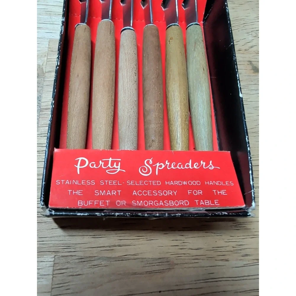 Set of 6 Vtg Japan Stainless 6⅛